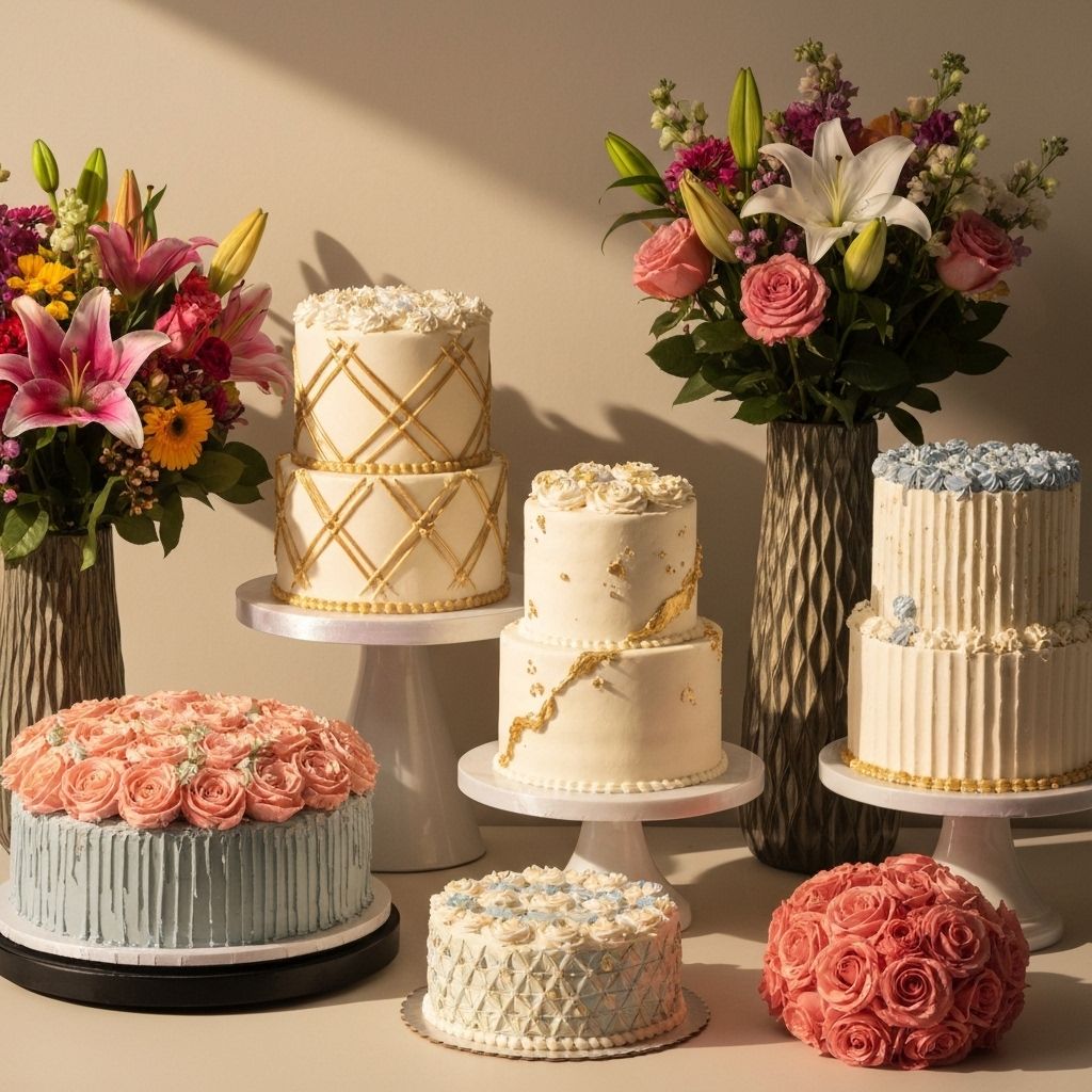 Beautiful customized cakes and bouquets