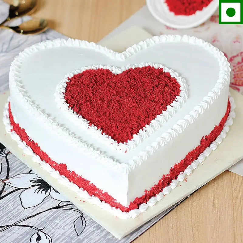 Glazing Hot Red Velvet Cake