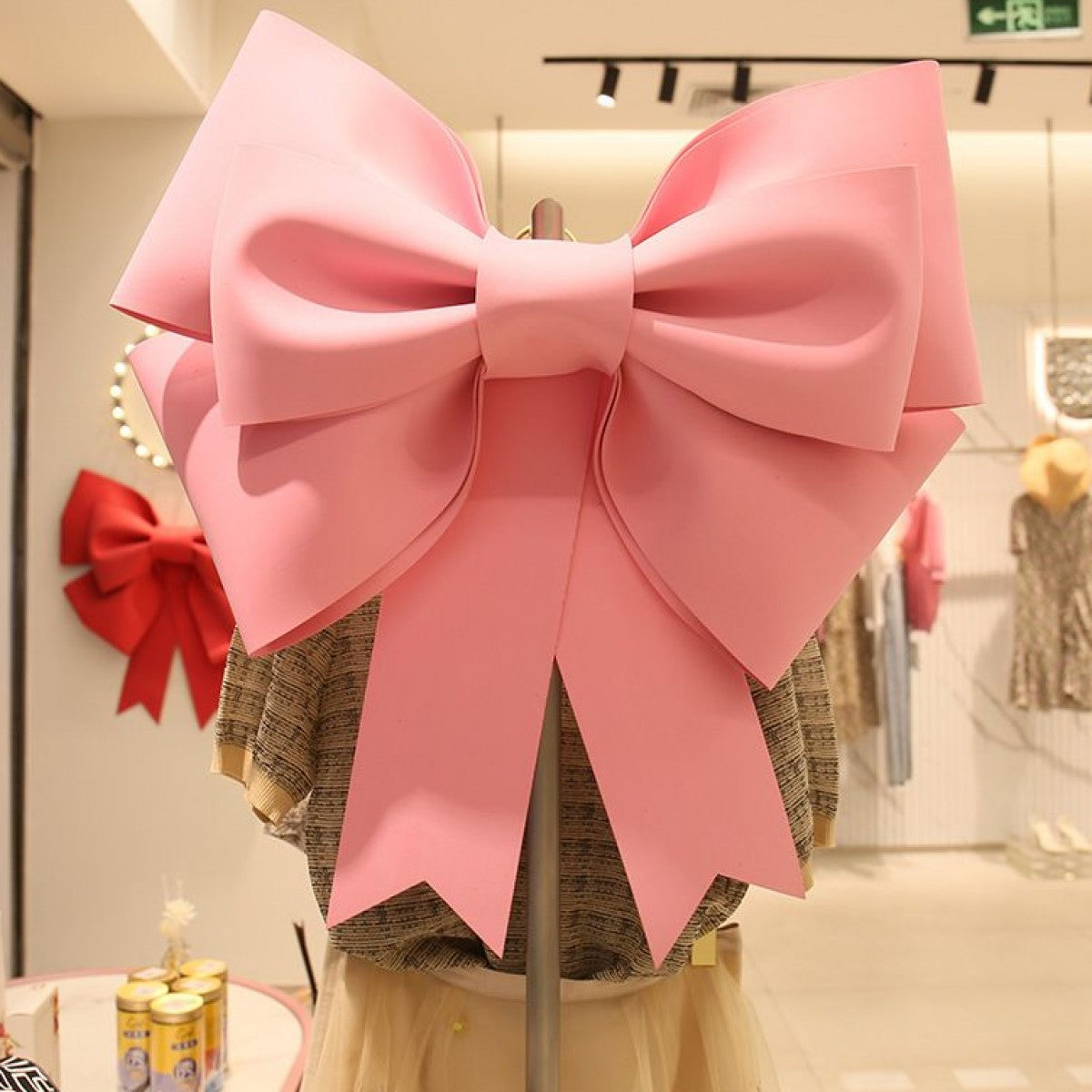 Pink Giant Bow