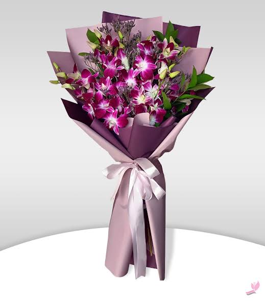 Magenta Majesty Orchid Bouquet