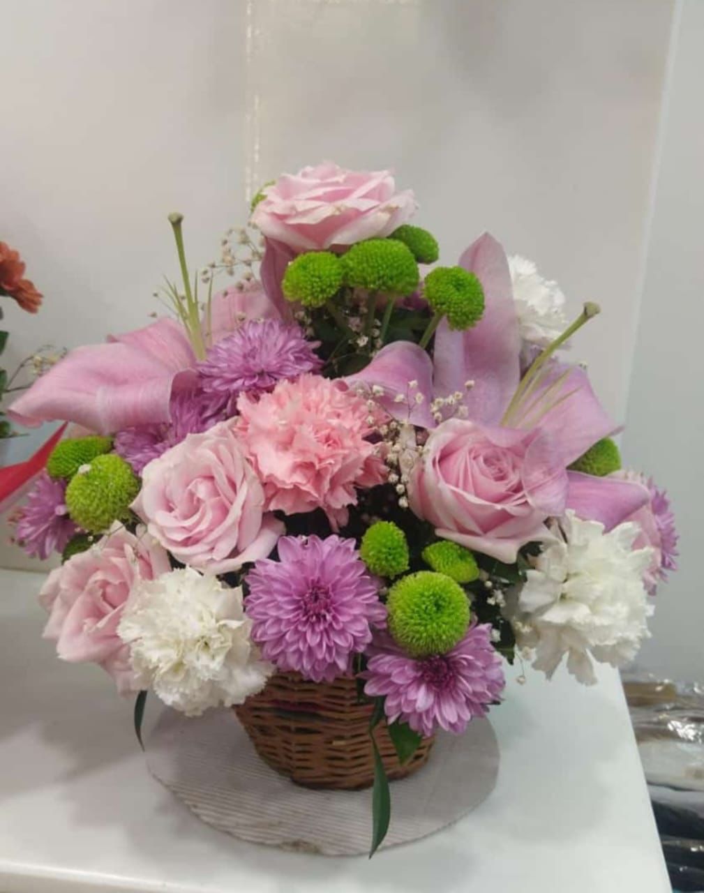 Garden Grace Basket Bouquet